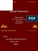 Speed Endurance Training Breakdown for Sprint Events