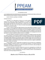 PPEAM Invitacion A Participar en La PPEAM 20190904 PDF