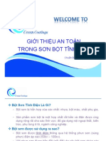 Giới Thiệu An Toàn Trong Sơn Bột Tĩnh Điện