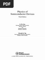 Physics of Semiconductor Devices: Third Edition