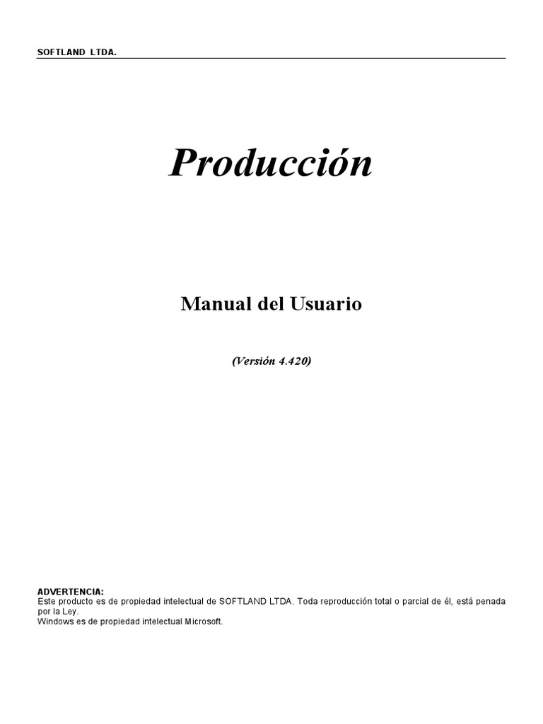 Manual SoftLand | PDF | Servidor SQL de Microsoft | Bases de datos