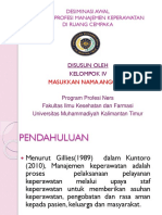 Desiminasi Awal Manajemen KLP 4