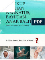 Ruang Lingkup Asuhan Neonatus, Bayi Dan Anak Balita