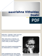 BVDoshi's Works and Ideas