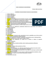 Características taxonómicas para reconocer familias de angiospermas