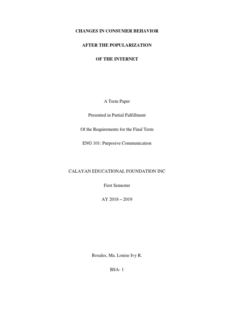 Consumer Behavior Post-Internet Boom | PDF | Consumer Behaviour ...