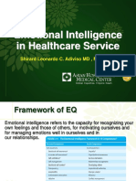 Emotional Intelligence in Healthcare Service: Shirard Leonardo C. Adiviso MD, Mhped, Fpcs