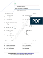 Cbse Test Paper-01 Class - Xii Chemistry (Amines) : CH - N - C H