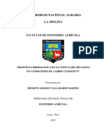 Tesis Cuenca Del Río Santa Ing Agrícola PDF