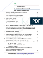 12 Chemistry Electrochemistry Test 04 PDF