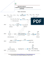 Cbse Test Paper-03 CLASS - XII CHEMISTRY (Haloalkanes and Haloarenes) (Answer)