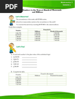 Let's Discover!: Rounding Numbers To The Nearest Hundred Thousands and Millions