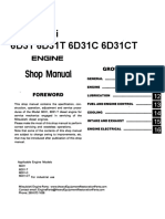 Mitsubishi 6D31 6D31T 6D31C 6D31CT Engine Workshop Manual PDF