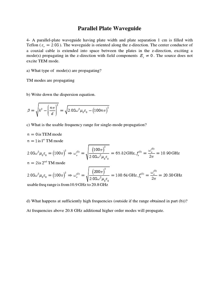 6 Wguide1 | PDF | Waveguide | Natural Philosophy