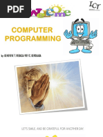 My Presentation in Computer Programming