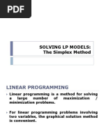 Lecture Simplex Method - FinMan