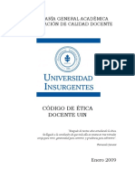 Código de Ética Docente Enero 2009