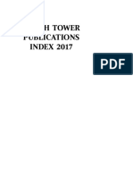 Watch Tower Publications Index 2017