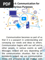 Purposive Communication