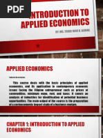 Applied Economics-Chapter 1