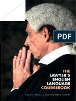 The Lawyers English Language Coursebook C Mason R Atkins Global Legal English PDF