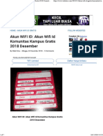 Akun WiFI ID_ Akun Wifi Id Komunitas Kampus Gratis 2018 Desember - Wakil Ilmu