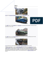 Fastest steam locomotives and their record speeds