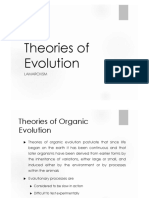 Theories of Evolution: Lamarckism
