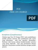 FOC Free of Charge