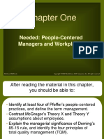 Chapter One: Needed: People-Centered Managers and Workplaces
