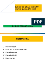 Perkembangan Isu-Isu Utama Kesehatan Dalam Konteks Global Dan Ekuiti