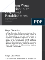 Resolving Wage Distortion in an Organized Establishment