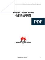 2019 Customer Training Catalog-Training Programs (WCDMA RNP&RNO)