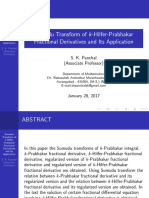 Sumudu Transform of Fractional Derivatives