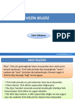 Vezin Bilgisi