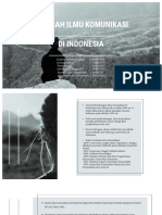 Sejarah Ilmu Komunikasi Di Indonesia