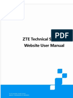 ZTE Technical Support Website User Manual (V3.0) PDF