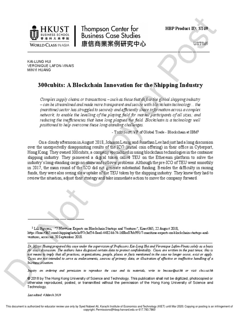 3 - 300cubits Case Study | PDF | Cryptocurrency | Investing