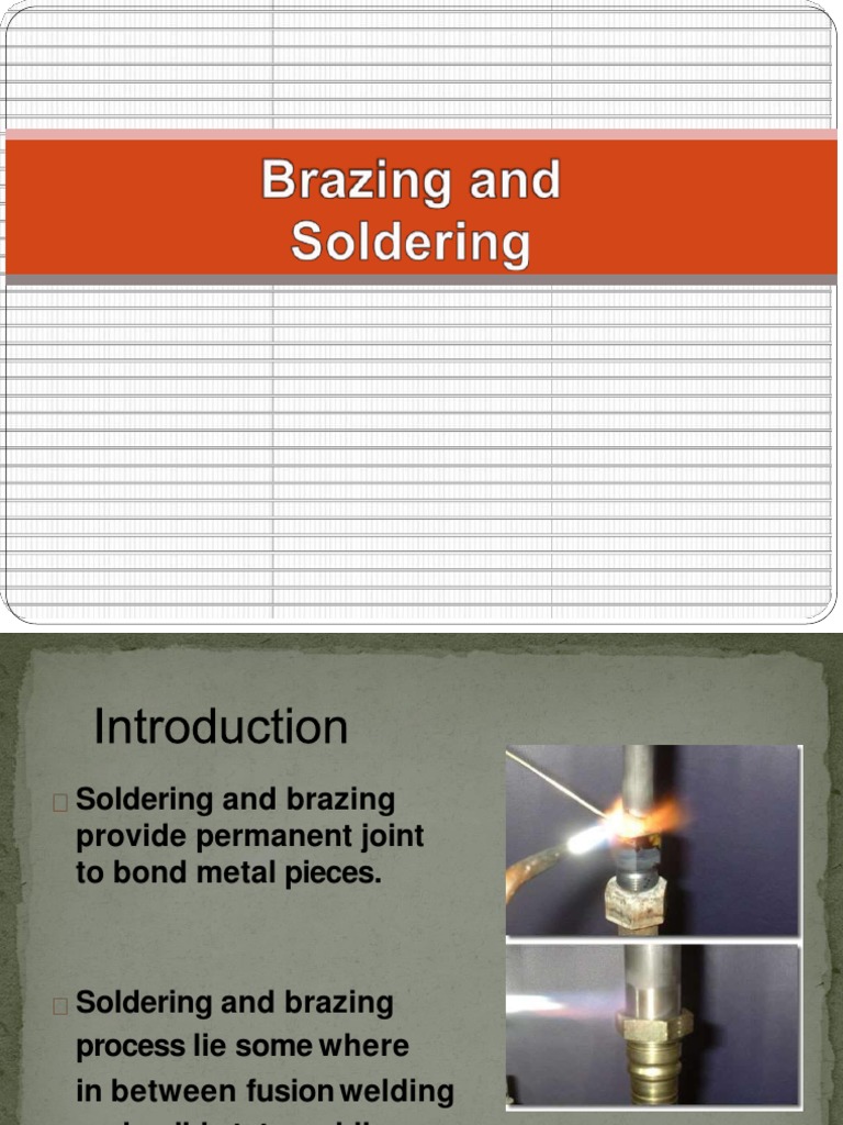 Brazing and Soldering PDF Soldering Solder