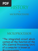 History: Microprocessors