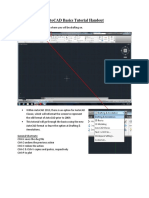 Autocad Basics Tutorial Handout