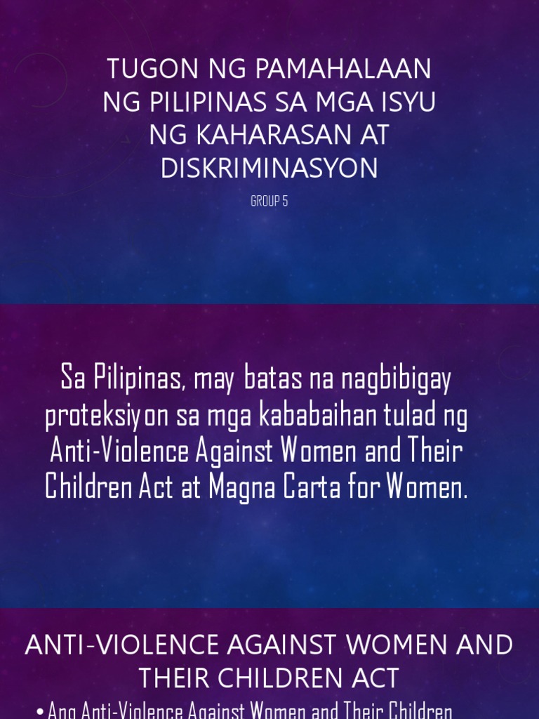 Tugon NG Pamahalaan NG Pilipinas Sa Mga Isyu | PDF