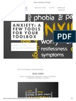 Anxiety_ a Few Tools for Your Toolbox
