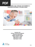 Como trabalhar com crianças com Autismo e Síndrome de Down e os seus riscos