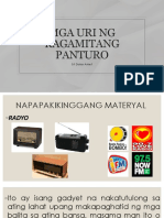 Mga Uri NG Kagamitang Panturo (Napapakikinggang Materyal)
