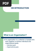 Organization Behavior 