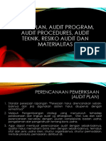 BAB 8 Audit Plan, Audit Program, Audit Procedures PDF
