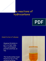 Some Reactions of Hydrocarbons