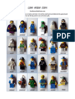 LEGO Guess Who Board Game Printable