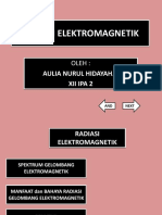 Radiasi Elektromagnetik. PPT FISIKA DALAM BENTUK HYPERLINK